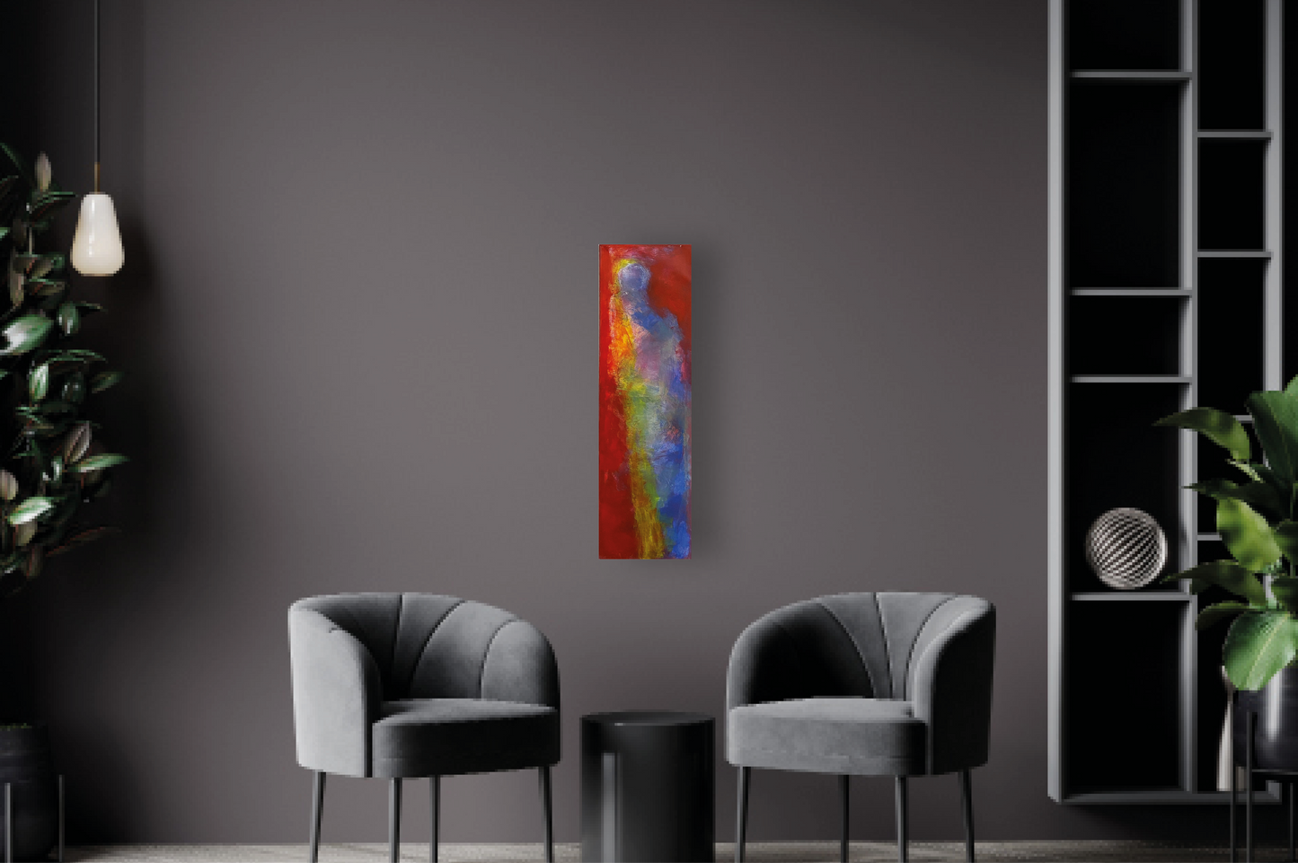 Aura einer flüchtigen Gestalt - 30 x 100 cm