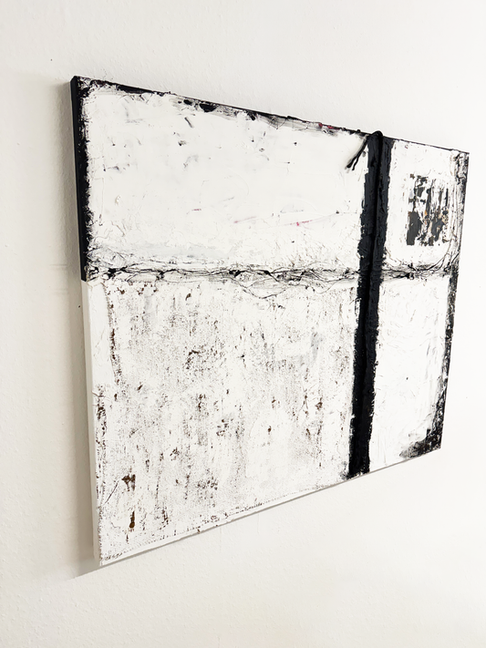 Vertikale Spannung - 120 x 100 cm