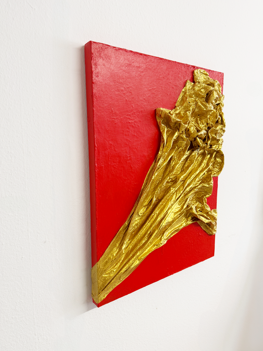 Gefaltetes Gold - 60 x 80 cm