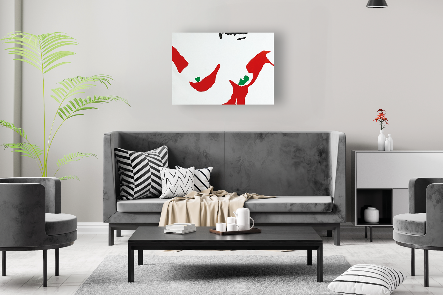 Abstrakte Intimität - 80 x 60 cm