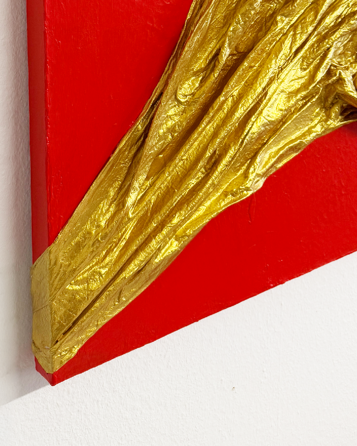 Gefaltetes Gold - 60 x 80 cm