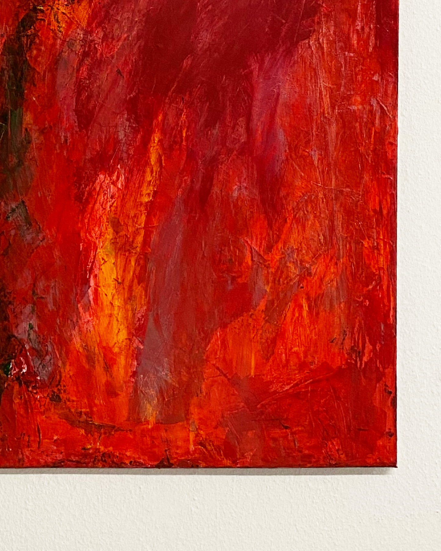 Magmaherz - 70 x 90 cm