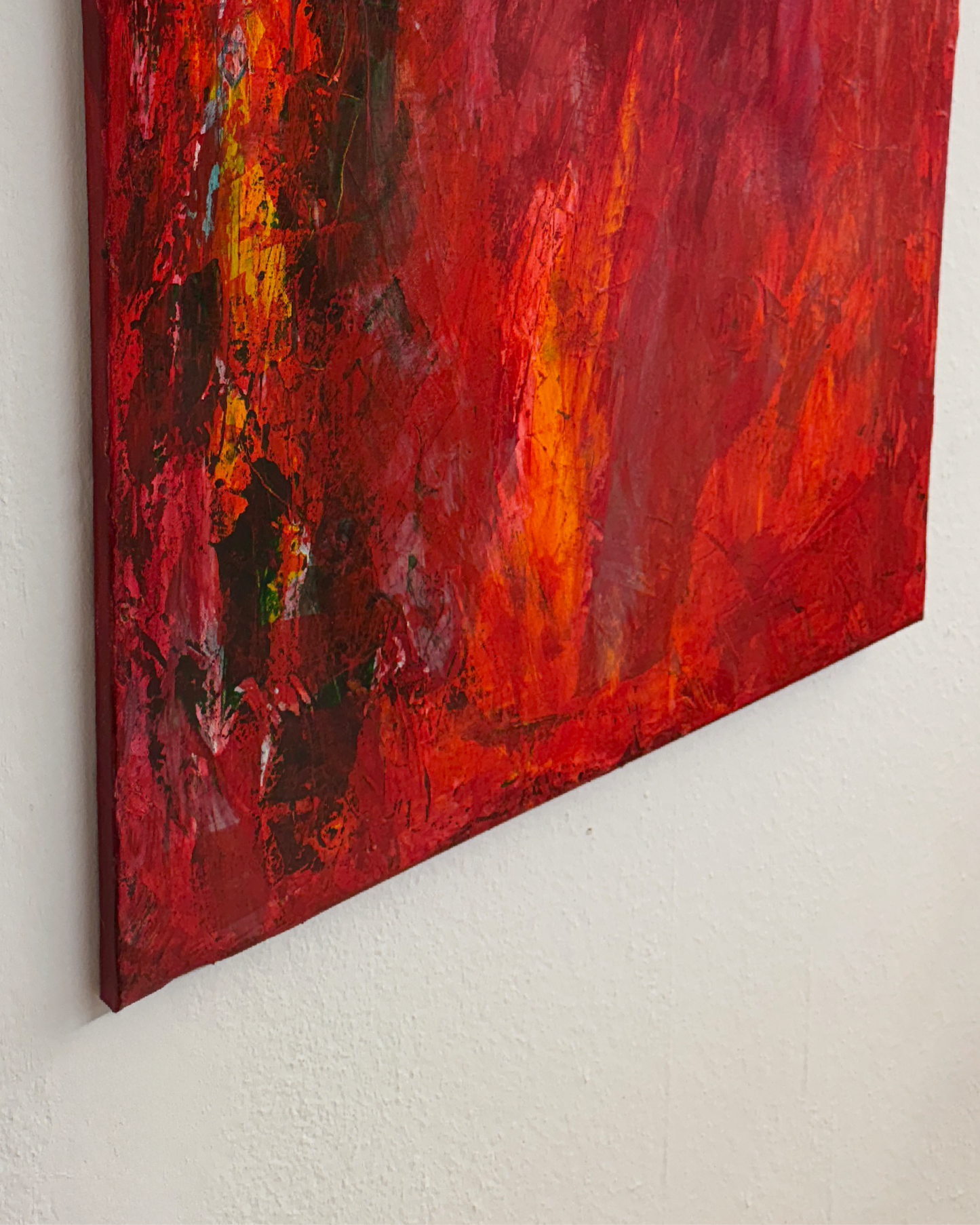 Magmaherz - 70 x 90 cm